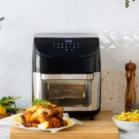 12L Digital Air Fryer with 200C 7 Cooking Settings & Rotisserie Function