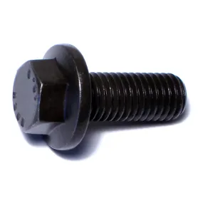 12mm-1.75 x 30mm Black Phosphate Class 10.9 Steel Coarse Thread Hex Washer Head Flange Bolts