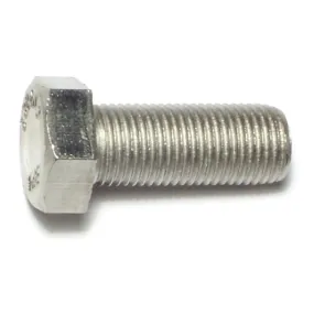 1/2"-20 x 1-1/4" 18-8 Stainless Hex Cap Screws (4 pcs.)