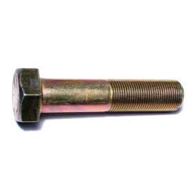 1"-14 x 4-1/2" Zinc Plated Grade 8 Hex Cap Screws (5 pcs)