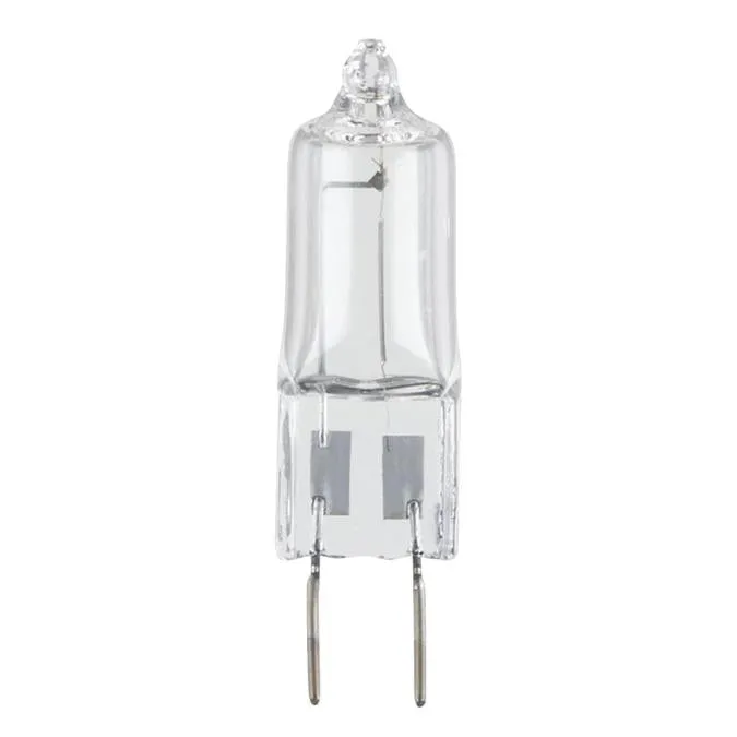 20 Watt T4 JCD Halogen Xenon Clear G8 Base, 120 Volt, Card (2-Pack)