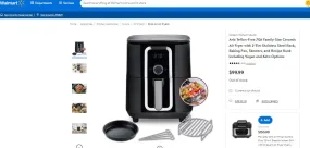 20422044 ARIA CERAMIC AIR FRYER