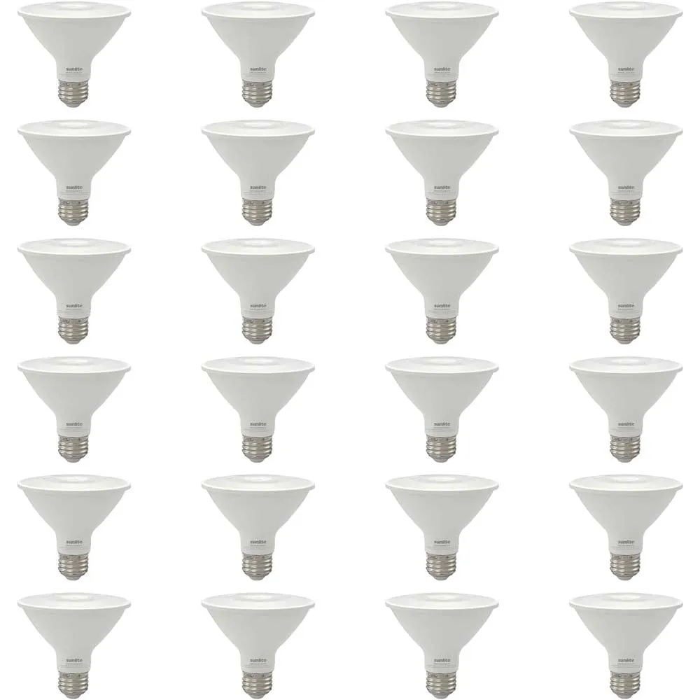 24Pk - Sunlite 9w LED PAR30 Reflector Floodlight 2700K Bulb - 75W Equiv