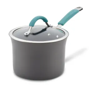 3-Quart Cucina Hard Anodized Nonstick Covered Saucepan