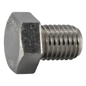 3/4"-10 x 1" 18-8 Stainless Steel Coarse Thread Hex Cap Screws (10 pcs.)