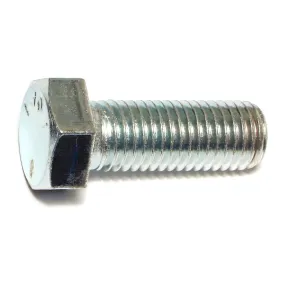 3/4"-10 x 2" Zinc Plated Grade 5 Steel Coarse Thread Hex Cap Screws (20 pcs.)