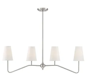 4-Light Linear Chandelier