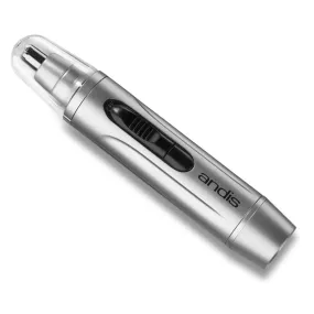 Andis Fast Trim Cordless Personal Ear and Nose Trimmer, Silver