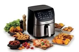 Ariete Air Fryer 1800WCapacity 7LTimer 60 Min12Preset Programsstainless Steel