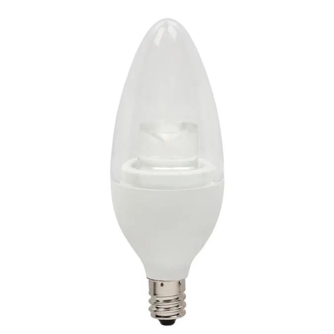 B11 2.8-Watt (25 Watt Equivalent) Candelabra Base Bright White Dimmable LED Lamp