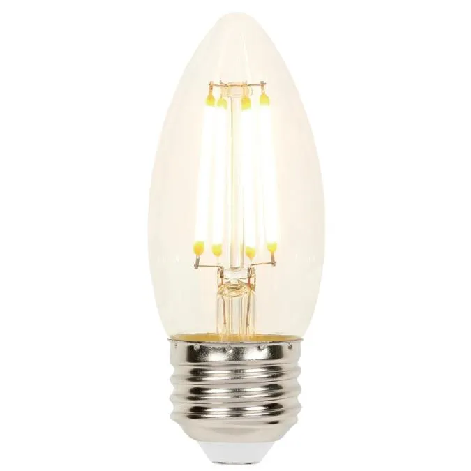 B11 4.5-Watt (60 Watt Equivalent) Medium Base Clear Dimmable Filament LED Lamp