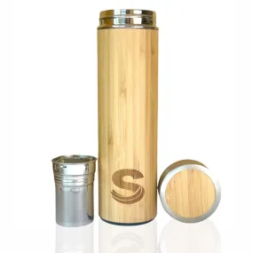 Bamboo Insulated Bottle with Filter