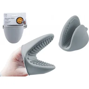 B&Co Air Fryer Silicone Mitts 1 Pair - Grey | 705945