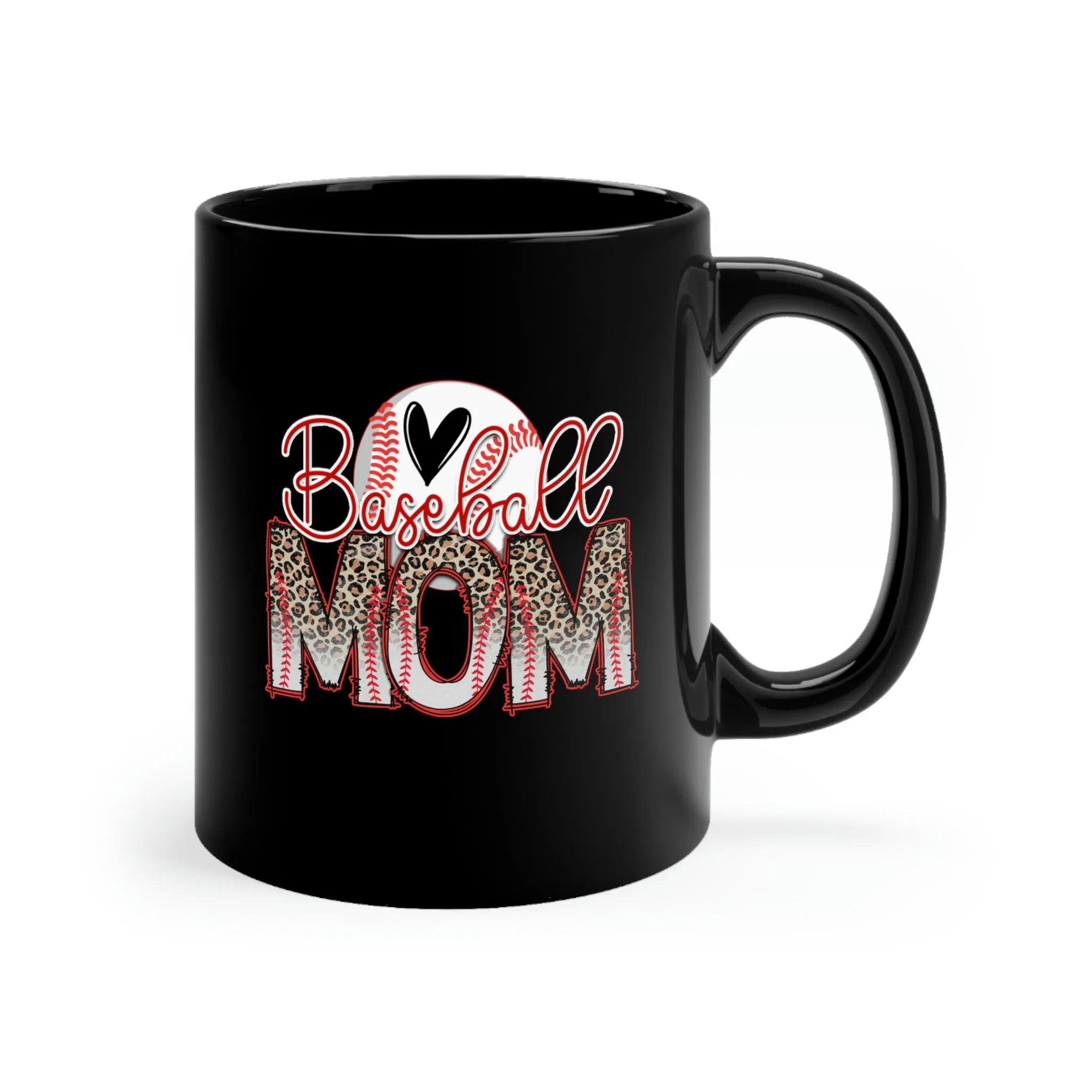 Baseball Mom 02 - Black mug 11oz