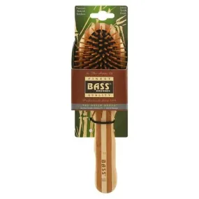 Bass Brushes Brush, Bamboo Brstls Lrg Oval 1 CT [UNFI #09152] T