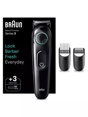 Beard Trimmer Series 3 BT3411 - Men's Trimmer with 50-Min Runtime