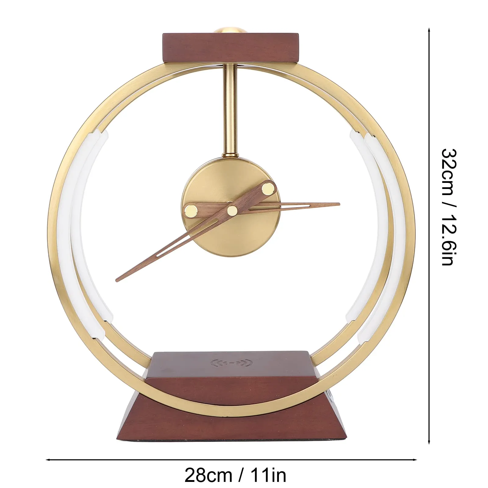 Bedside Clock, Table Clock 100-240V 3 Light Colors 2800-7000K for bedrooms European regulations