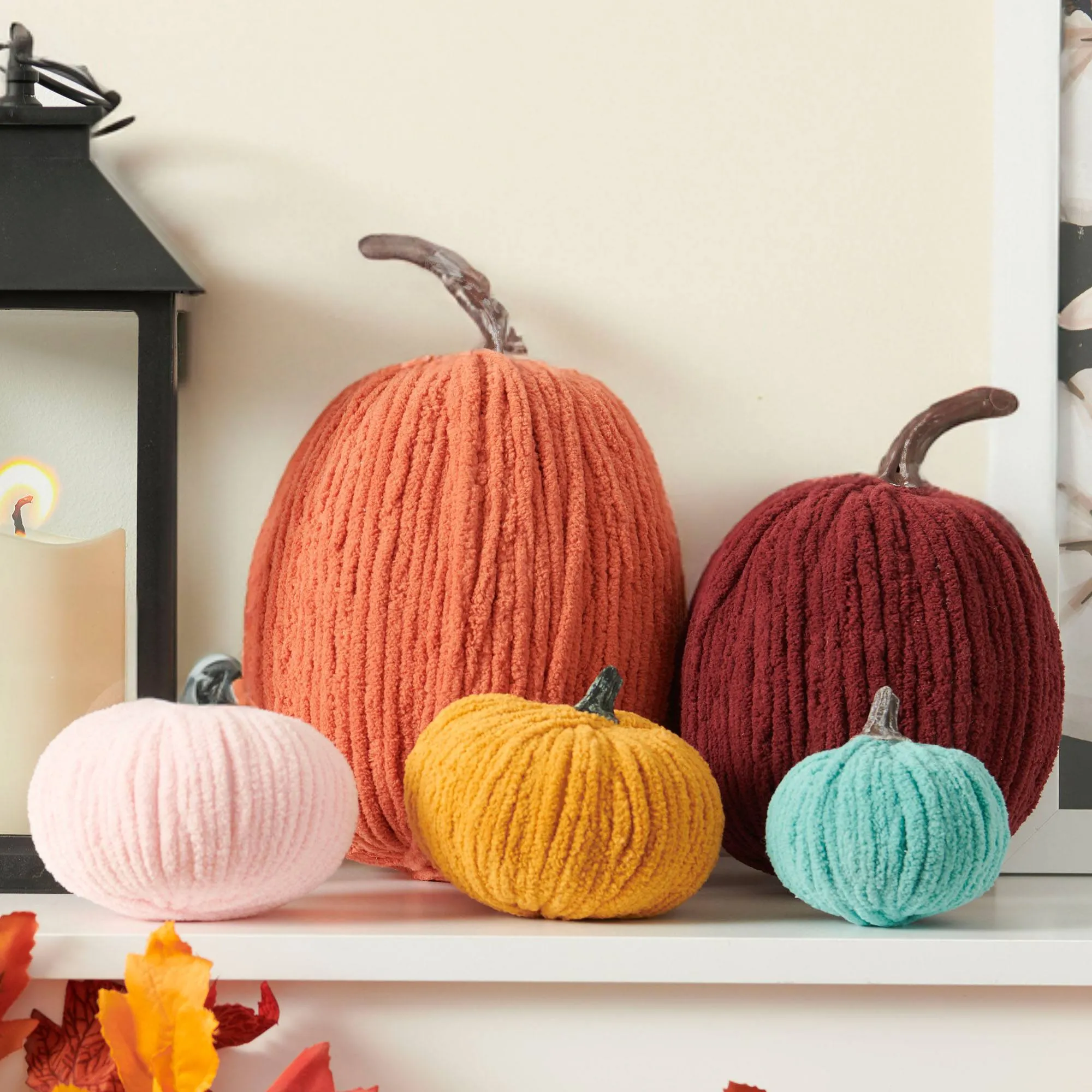 Bernat Craft Yarn Wrapped Pumpkins