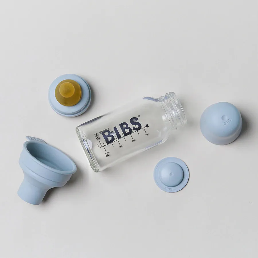 BIBS, Baby Glass Bottle 110ml Complete Set