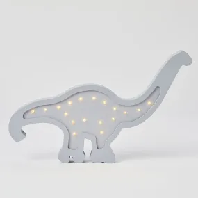 Brontosaurus Grey Wooden Light by Pilbeam Living