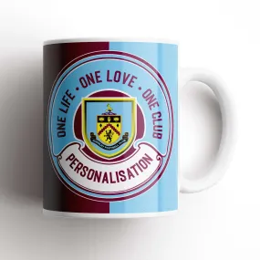 Burnley One Love Personalised Mug