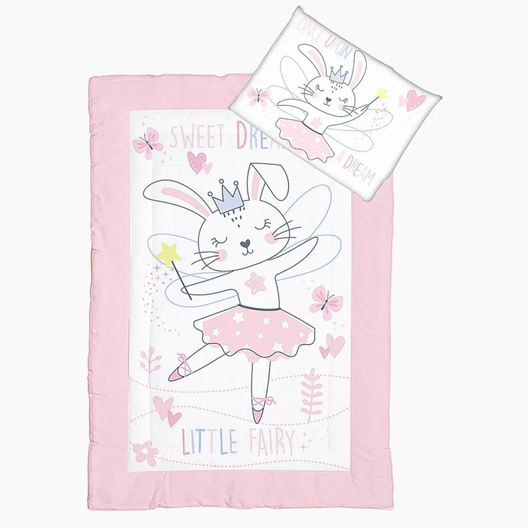 Camp Cot Comforter Set - Fairy Bunny