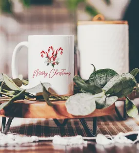 Candy Canes Christmas Mug