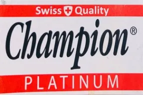 Champion - Platinum Double Edge Razor Blades - Pack of 5 Blades