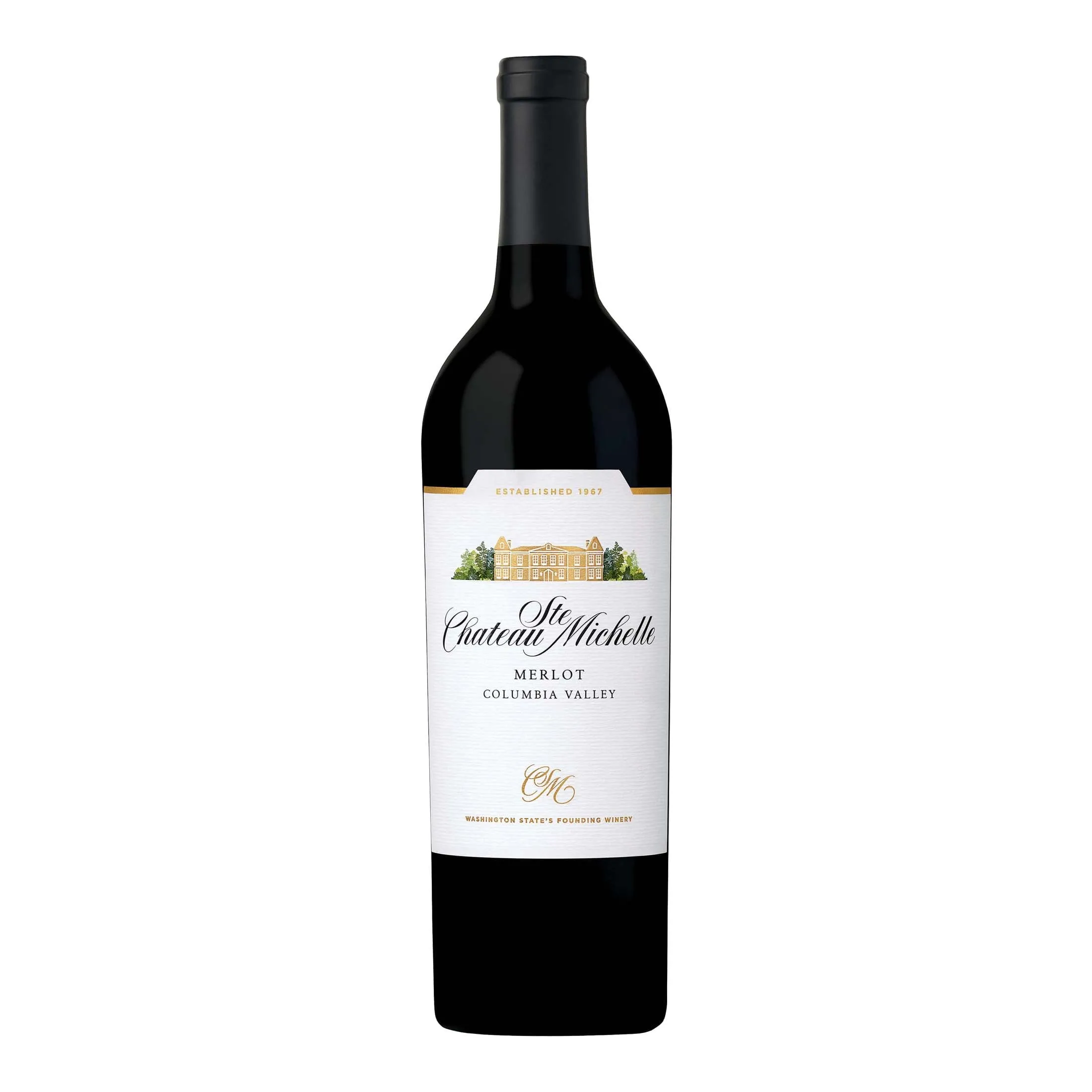 Chateau Ste. Michelle Columbia Valley Merlot Wine Red Wine, 750 ml Bottle, 13.5% ABV