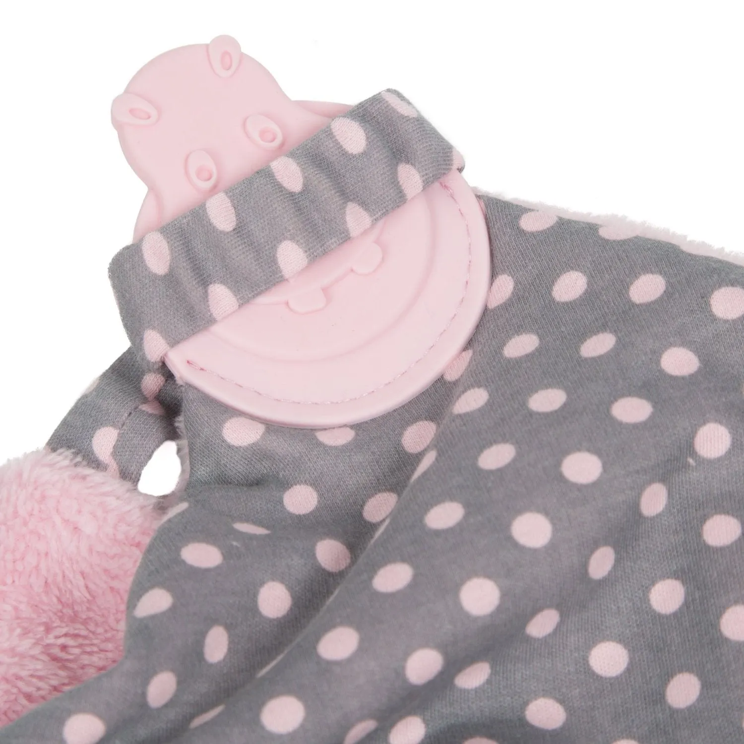 Cheeky Chompers Comfortchew - Polka Dot Pink