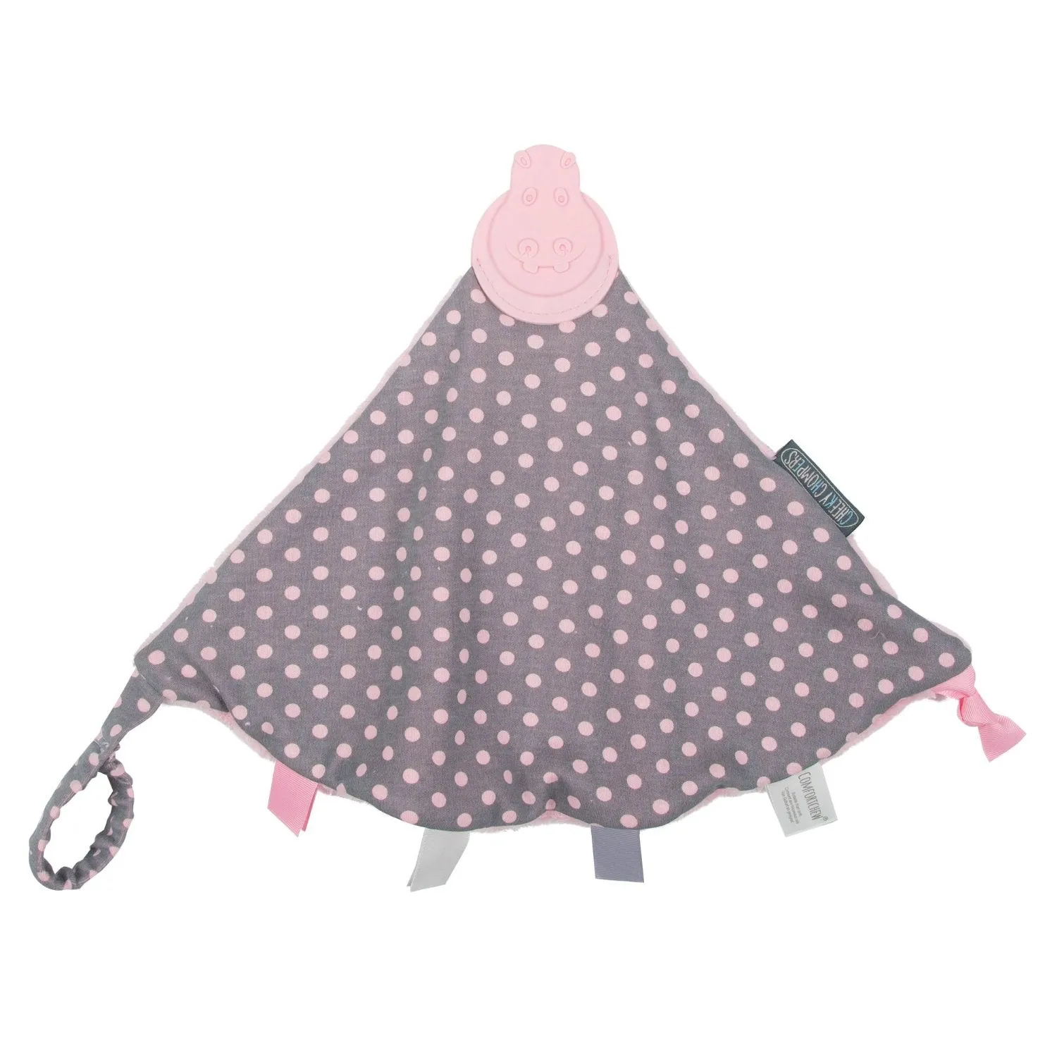 Cheeky Chompers Comfortchew - Polka Dot Pink