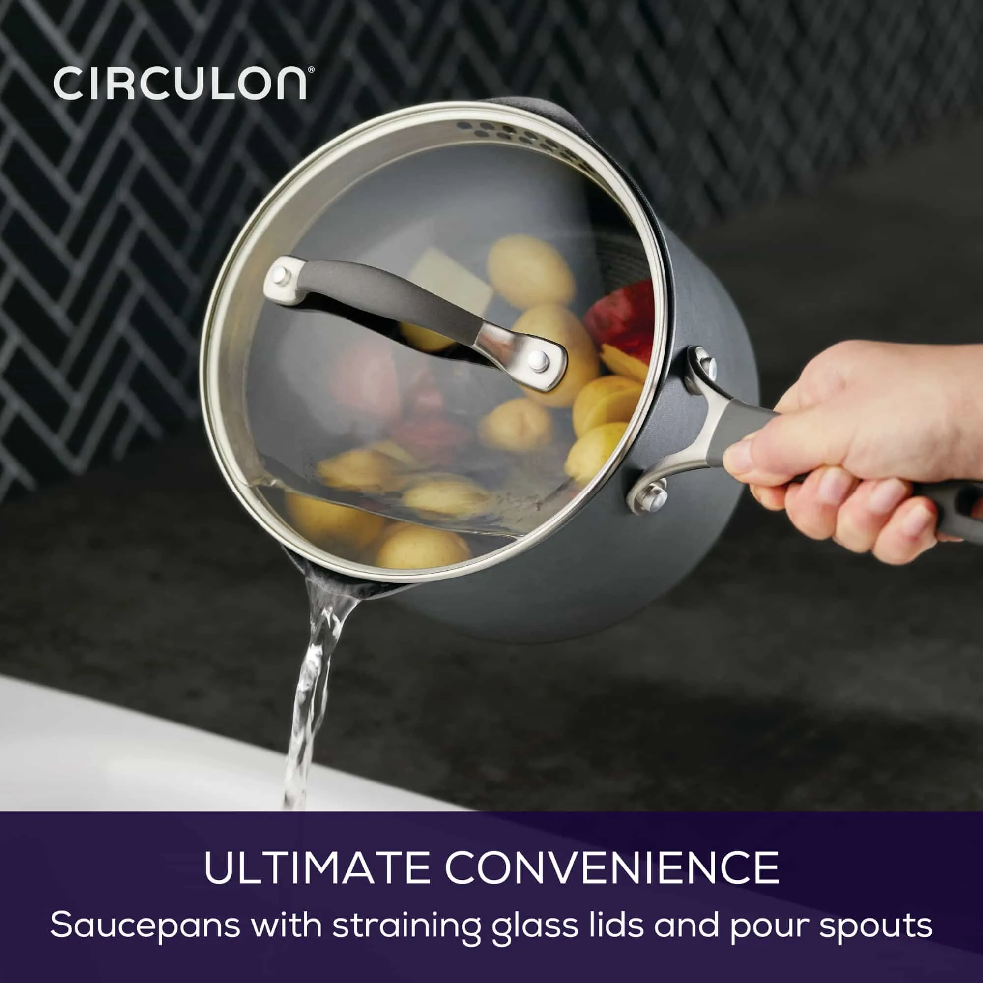 Circulon ScratchDefense A1 16cm/1.8L Covered Saucepan