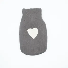 Clay and Cream Cashmere Small Hot Water Bottle