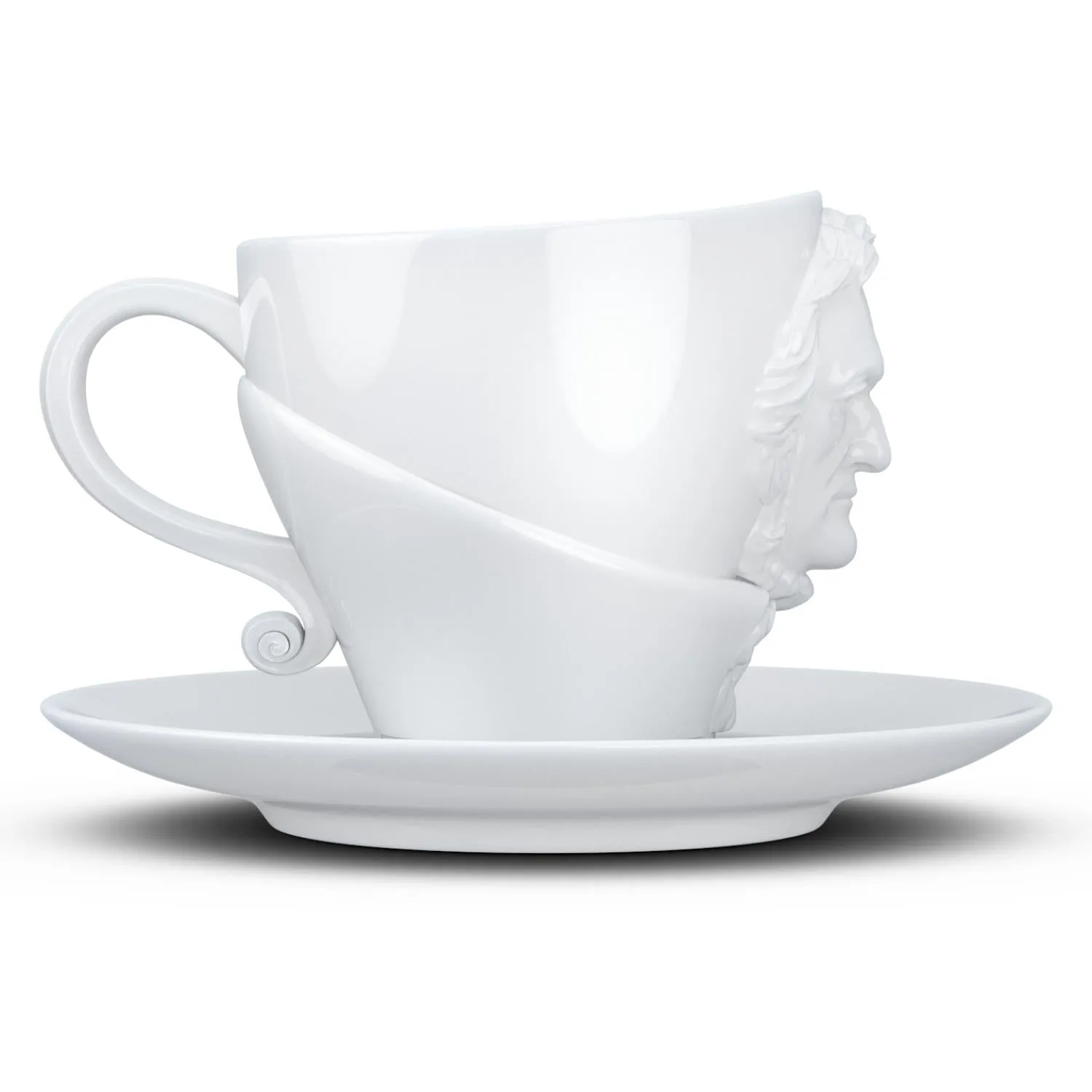 Coffee Cup with Saucer, Wagner Face, TALENT Collection