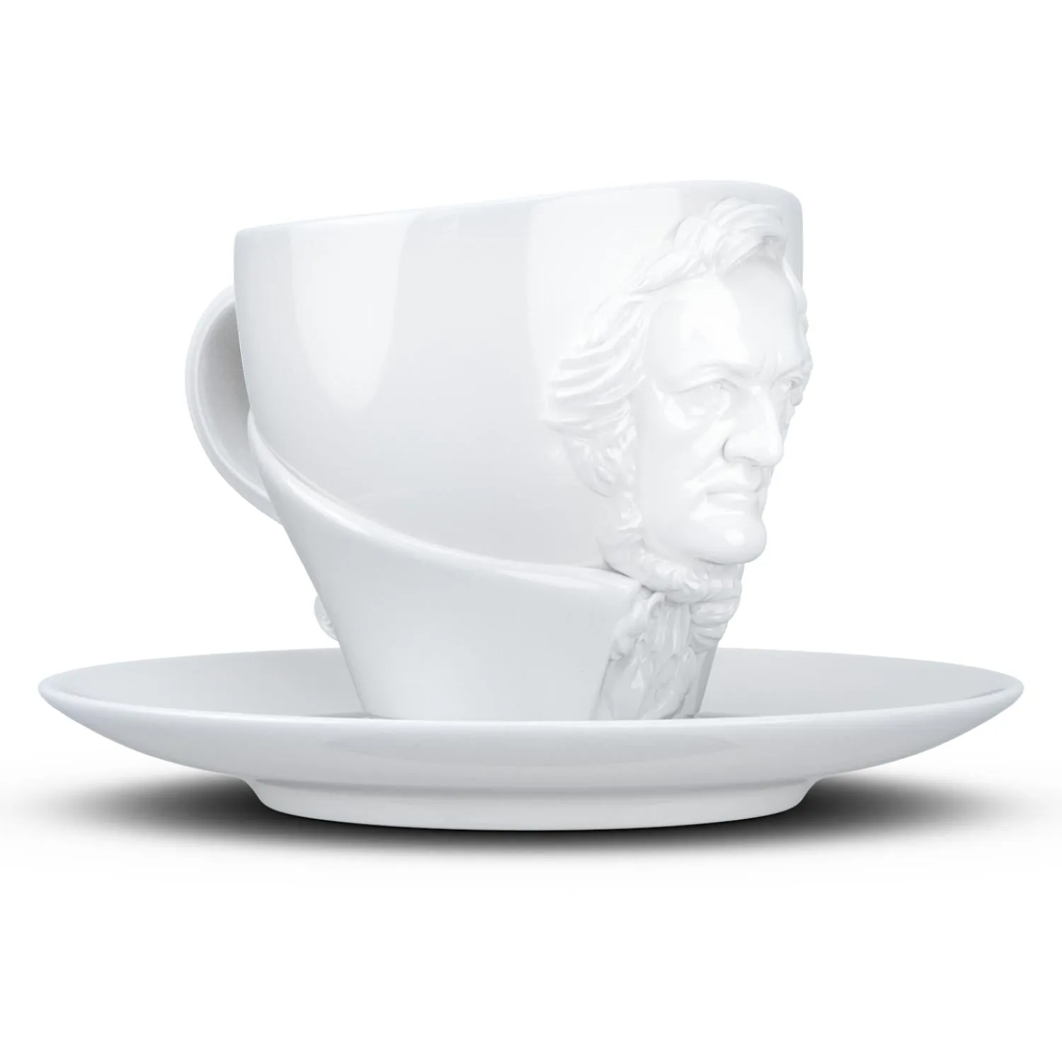 Coffee Cup with Saucer, Wagner Face, TALENT Collection