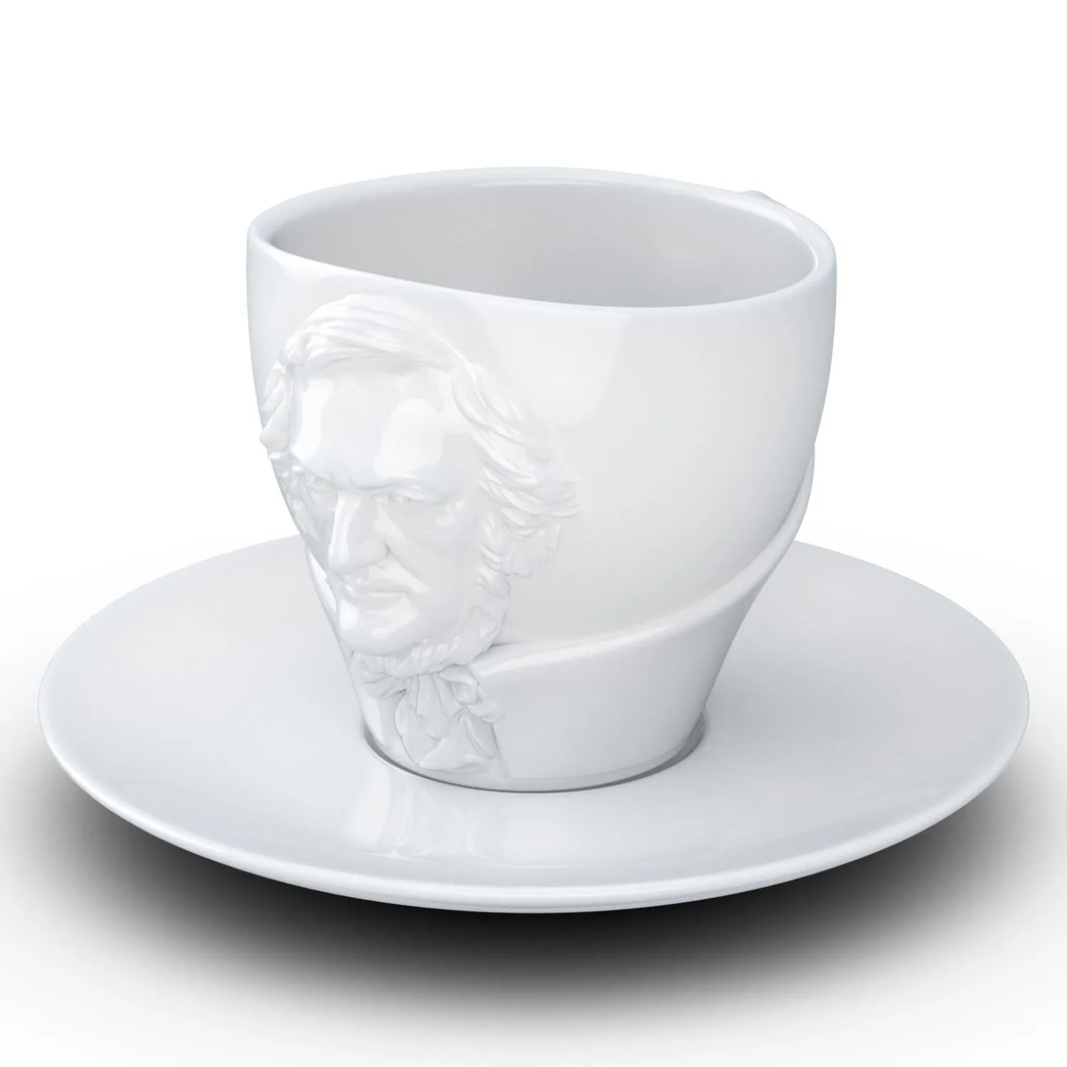 Coffee Cup with Saucer, Wagner Face, TALENT Collection