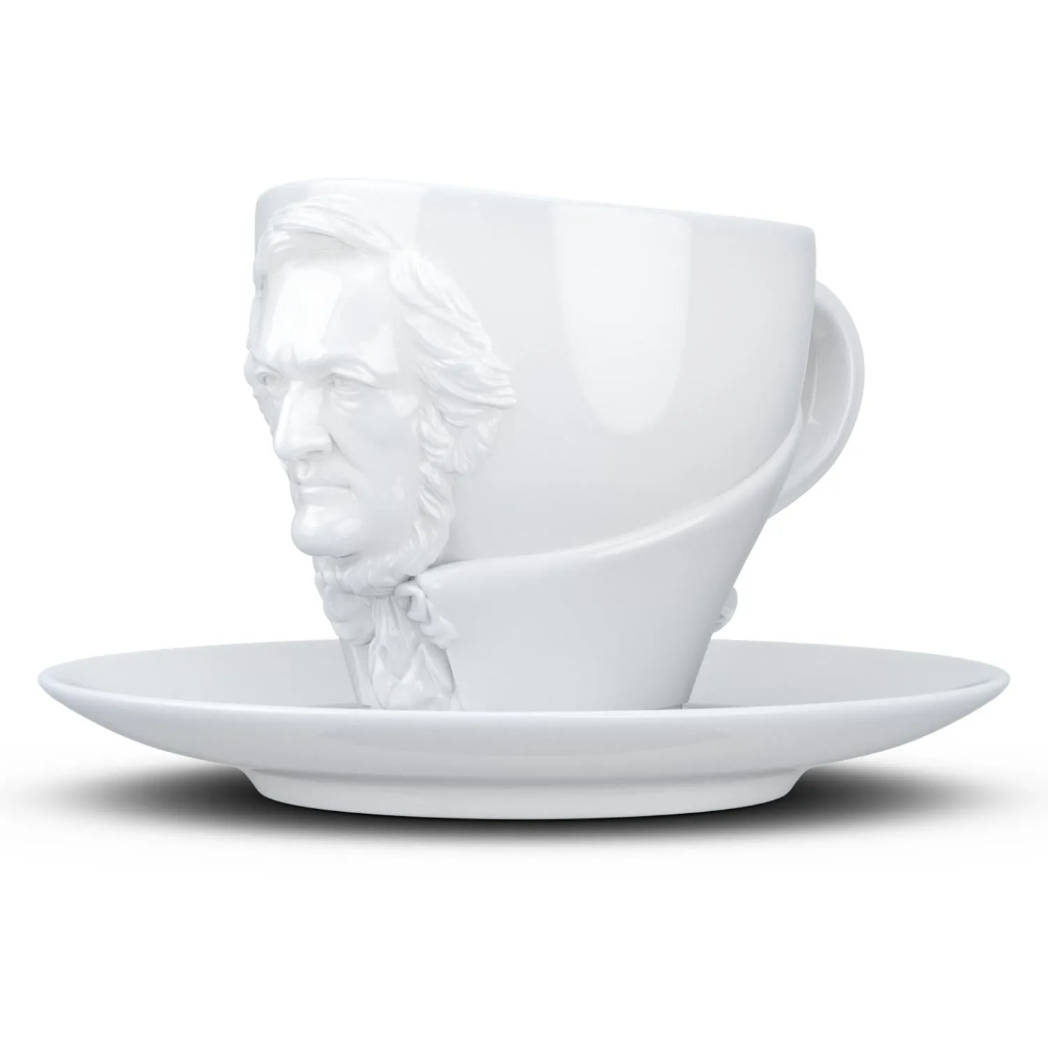 Coffee Cup with Saucer, Wagner Face, TALENT Collection