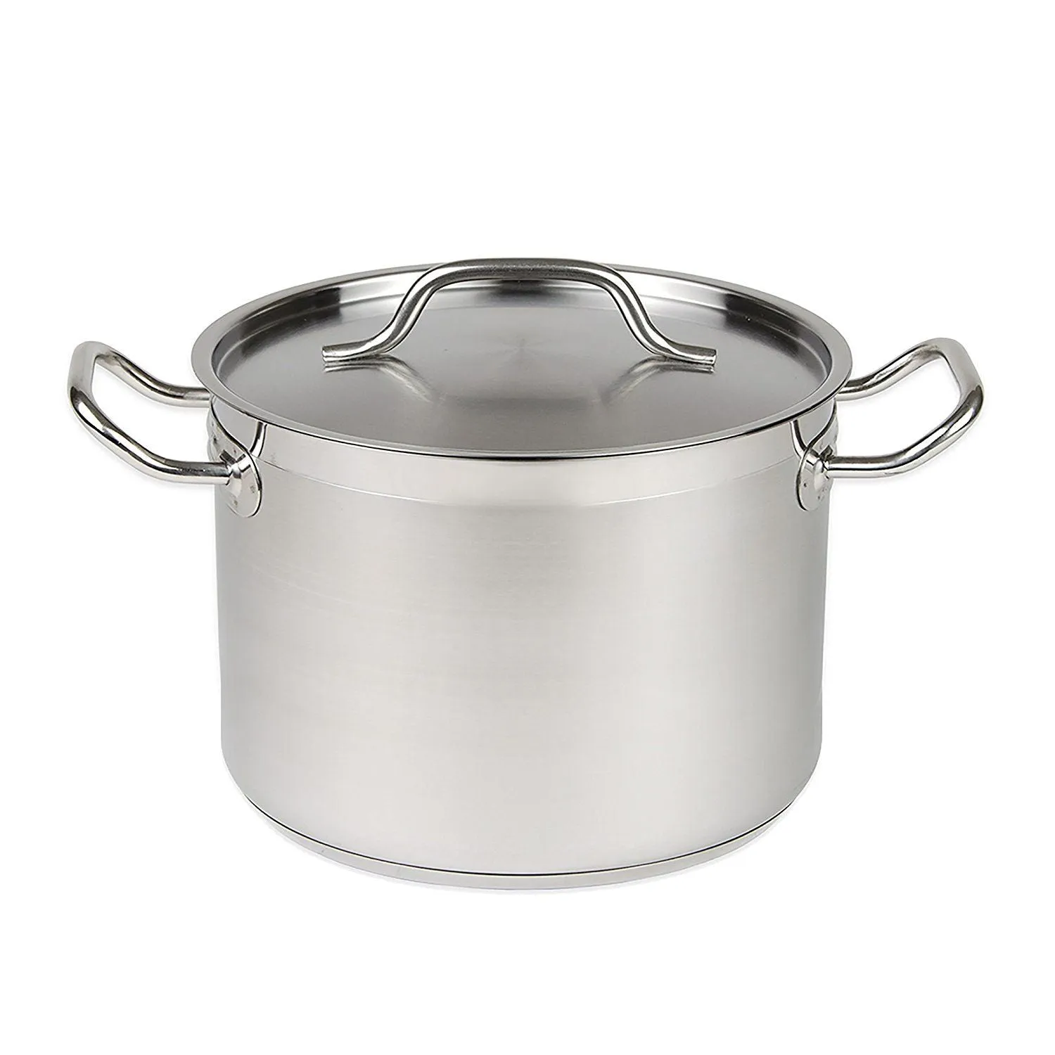 Combisteel Stainless Steel Midi Stock Pot With Lid 22 Litre - 7501.0060