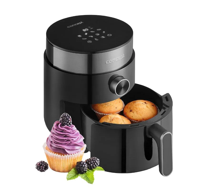 Concept Fr2500 Fryer Single 2.5 L 1200 W Hot Air Fryer Black