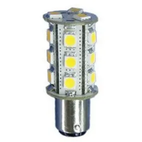 Cool White LED Bayonet Bulb - BA15S SCC 10-30V