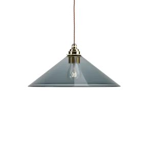 Coolie Smoked Glass Pendant Light