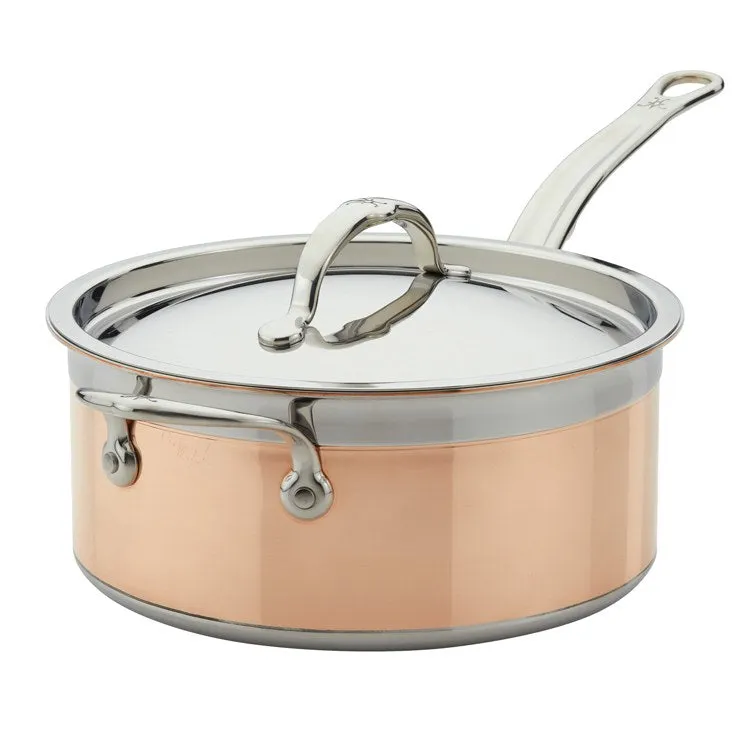 CopperBond 4-Quart Induction Copper Saucepan Pan