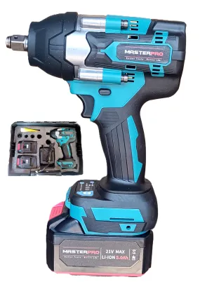 Cordless Impact Wrench 1/2" 800Nm MASTERPRO Brushless Motor