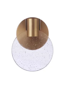 Craftmade 15106SB Glisten LED 1 Light Wall Sconce in Satin Brass