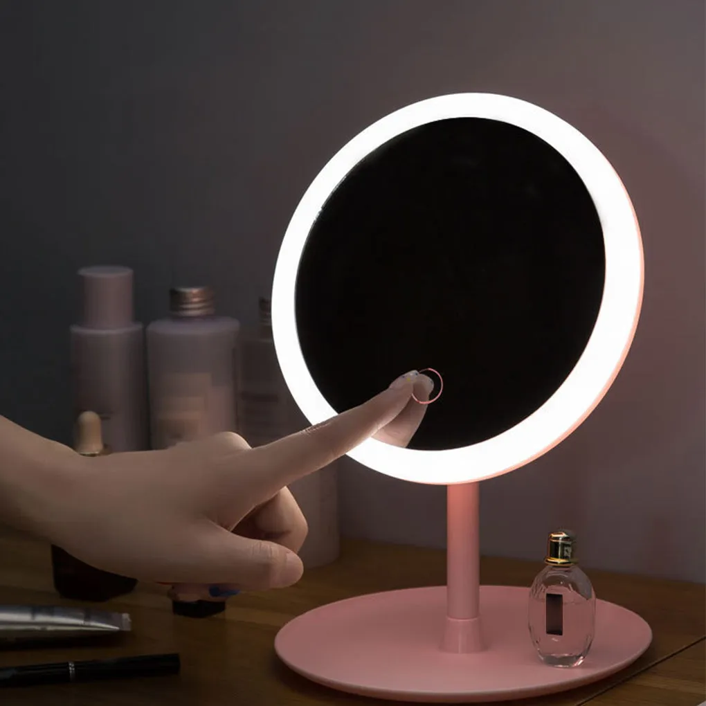 Crystal Clear View Smart Touch LED Makeup Mirror