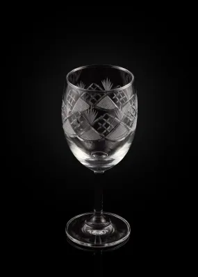 Crystal Hand Cut Wine Glass (Set of 2) WG-12