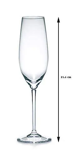 Crystalware Crystal Wine Glass - Clear, 165 ml, 2 Pieces