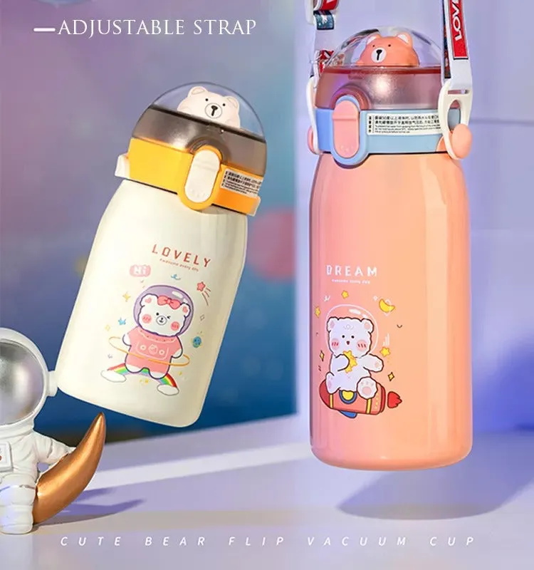 Cute Bear Premium Water Bottle ABL-2031 for Kids 530ml