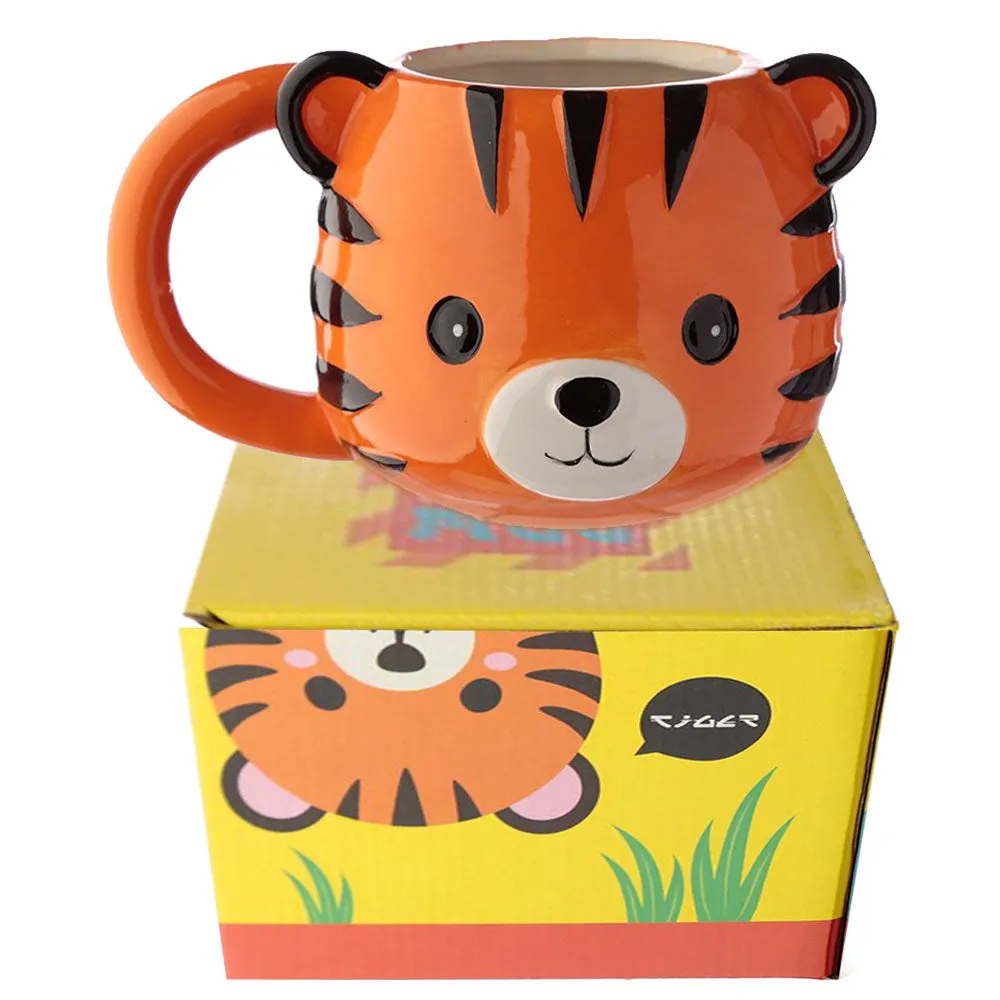 Cutiemal Tiger Head Mug