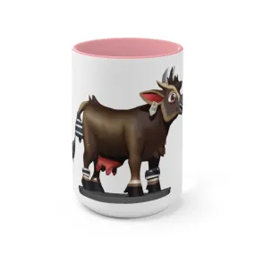 Dark Brown Cow Accent Mug